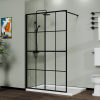 Goodyo 46" X 72" Shower Screen Walk-in Wet-room Black