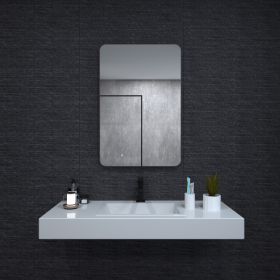 24 in. W x 36 in. H Rectangular Framed Wall Bathroom Vanity Mirror in Oil Rubbed Bronze