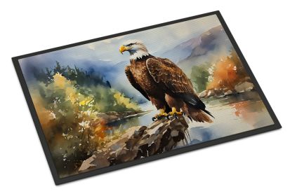 Eagle Doormat Front Door Mat Indoor Outdoor Rugs for Entryway, Non Slip Washable Low Pile, 24H X 36W