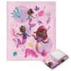 Disney Ariel Pink Mermaids Silk Touch Throw Blanket 50X60 Inches