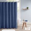 Cotton Jacquard Pom Pom Shower Curtain