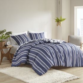 Striped Reversible Comforter Set