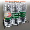 4 Pack Magnetic Shelf, Moveable Fridge Magnetic Spice Rack for Microwave Oven, Spice Jars Racks Holder