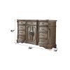 ACME Northville Dresser (WOOD TOP) in Antique Silver 26938