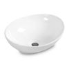 Bathroom ceramic sink oval 16 "x 13" x 5.5 "(L x W x Deep)