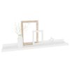 Wall Shelves 4 pcs White 23.6"x3.5"x1.2"