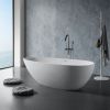 67" Freestanding Solid Surface Bathtub