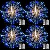 4 Packs; Fairy String Lights Christmas Lights; 90LED 8 Modes Dimmable String Fairy Lights With Remote Control; Waterproof Copper Wire Decorative Hangi