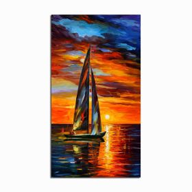 Coloring Poster Hand Painted Oil Painting Landscape For The Living Room Wall Art Home Decoration Abstract Without Frame (size: 150x220cm)