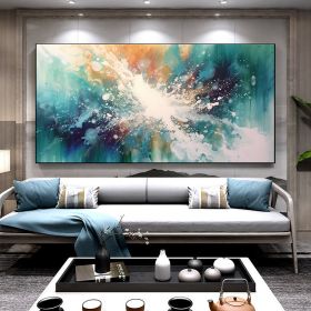 Hand Painted Oil Painting Large Acrylic Oil Painting On Canvas Abstract Painting Canvas Original abstract canvas wall art contemporary Painting For Li (Style: 01, size: 40x80cm)