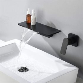 Waterfall Bathroom Sink Faucet (Color: as Pic)