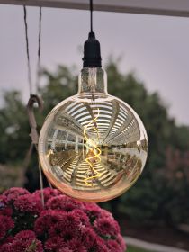 RetroEssence™ Battery Operated LED Vintage Light | by Pacific Accents (Shape: Globe)