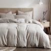 Linen Duvet Cover,100% Pure French Linen Duvet Cover Soft Breathable Luxury, Moisture-Absorbing Durable