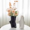 Ballet Shoe Modern Ceramic Vase, Ceramic Aesthetic Foot Flower Vase