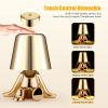 Bedside Touch Control Table Lamp;  Creative Little Golden Man Decorative Thinker Statue LED Desk Lamp